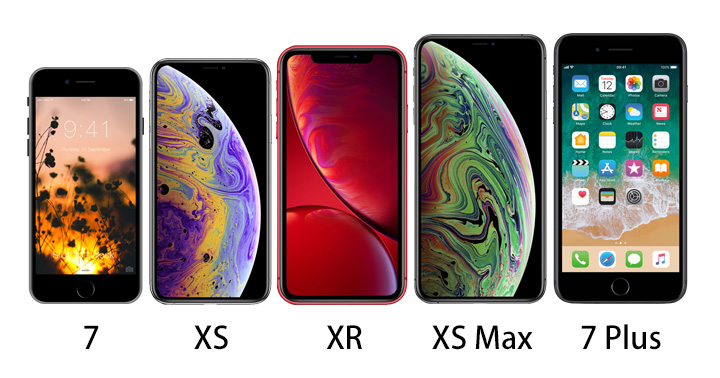 iphone xs max 7 plus